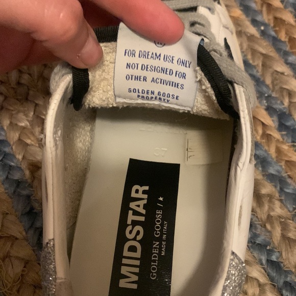 White and Grey Golden Goose sneakers - Picture 5 of 8